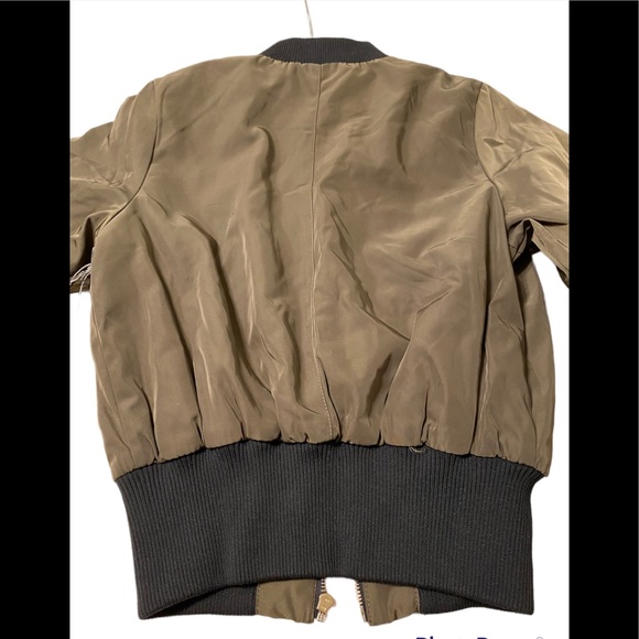 bishop + young Olive Green Bomber Jacket - Picture 4 of 5